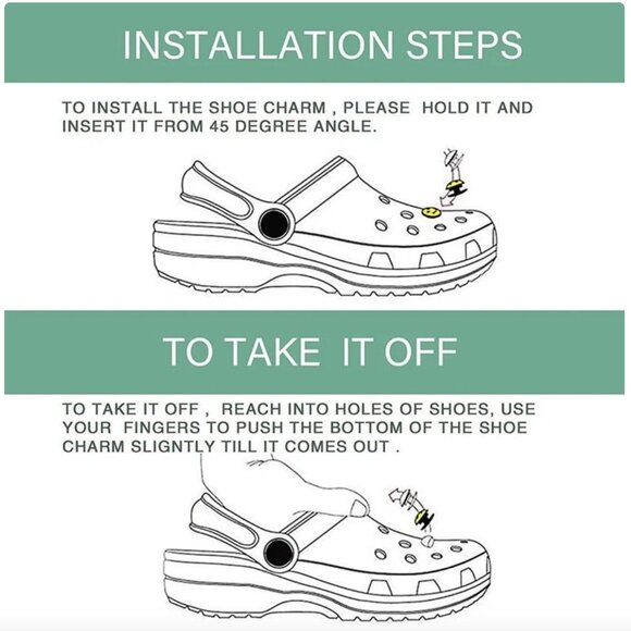 BOGO!! Crocs Style Shoe Charms Jibbitz Anime Naruto Sasuke Pokemon Evee 2pc NEW - Picture 5 of 5